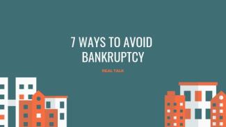 7 ways to avoid bankruptcy