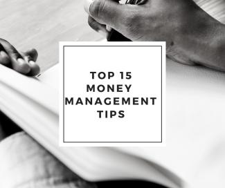 Top 15 money management tips